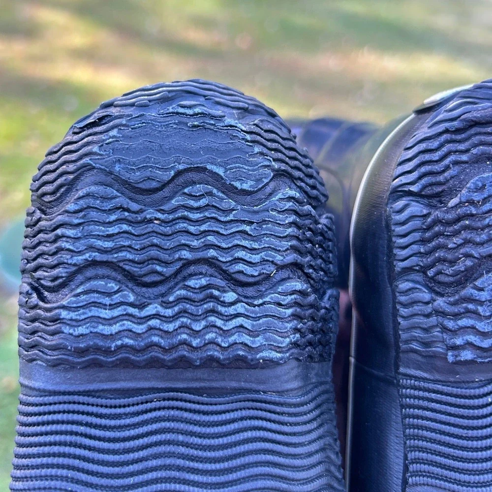 Bogs Classic Varied Stripe Waterproof Insulated Winter Boots Navy‎ Blue Kids 7